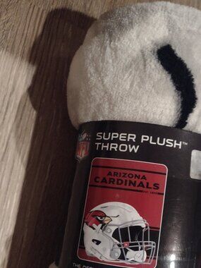 NFL Arizona Cardinals super plush throw blanket new